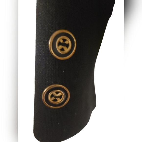 D'Allaird's vintage black 3-button blazer, M - Picture 3 of 5